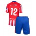 Atletico Madrid Samuel Lino #12 Hjemmedraktsett Barn 2024-25 Korte ermer (+ Korte bukser)